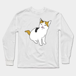 Cat no like banana Long Sleeve T-Shirt